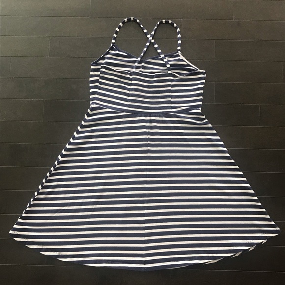 Nautical Navy and White Striped Dress - Picture 3 of 6